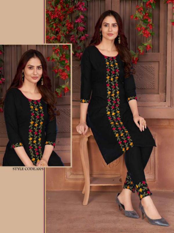 VFF Style 1001 Beautiful Cotton Kurti With Bottom